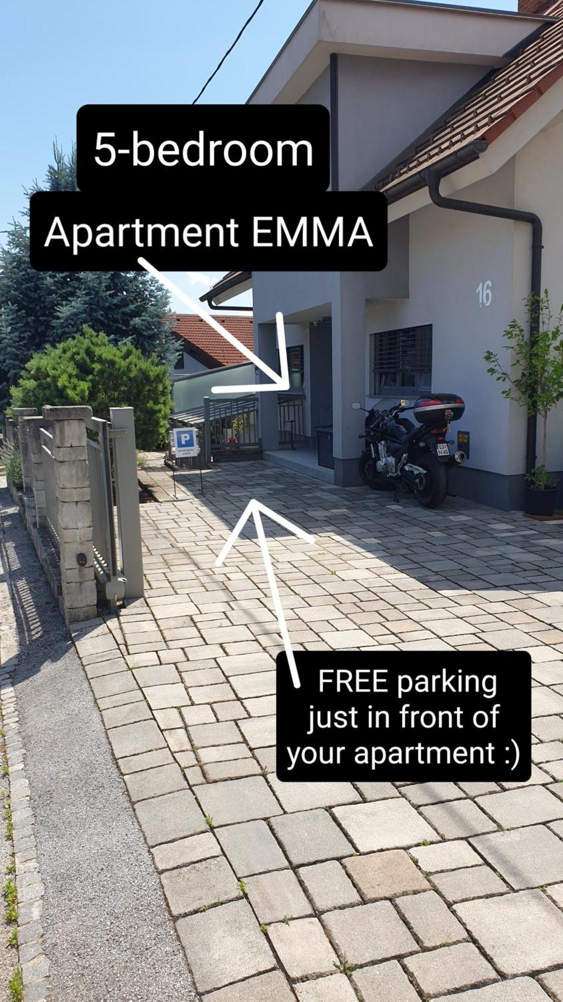 Apartment Emma Ljubljana - Free Parking, Ac, Wifi Екстериор снимка